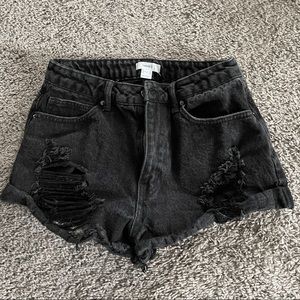 Black Forever 21 Jean Shorts